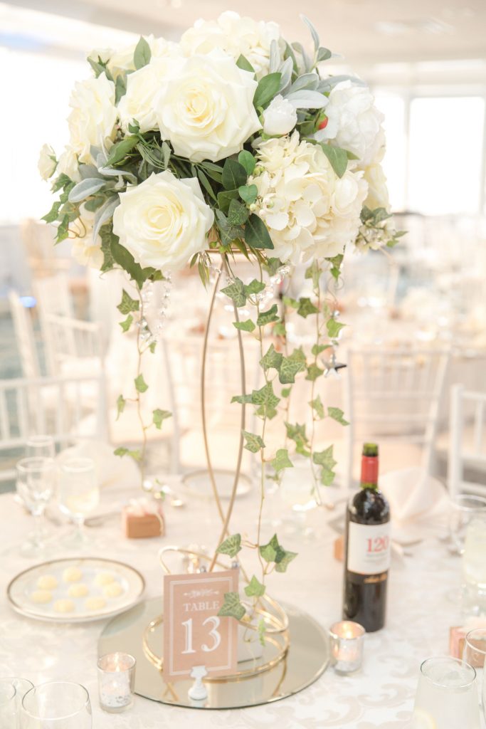 Stunning Weddings Guest Table Tall Display. Perfect For Any Wedding